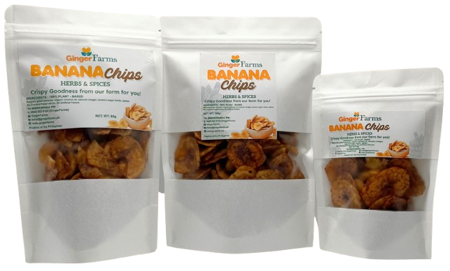 Banana Chips - Original, Herbs & Spices, Cinnamon Sugar