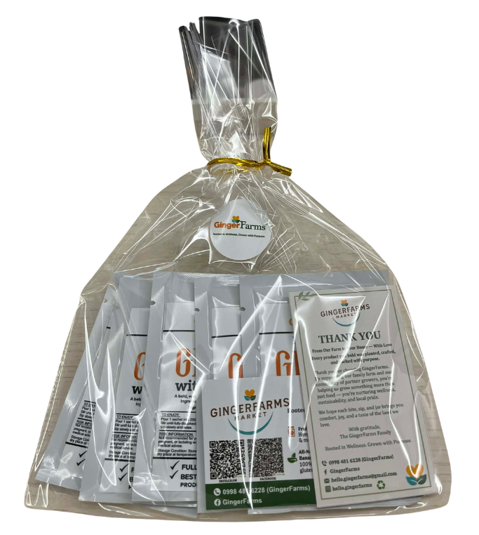 Ginger with Turmeric Pack